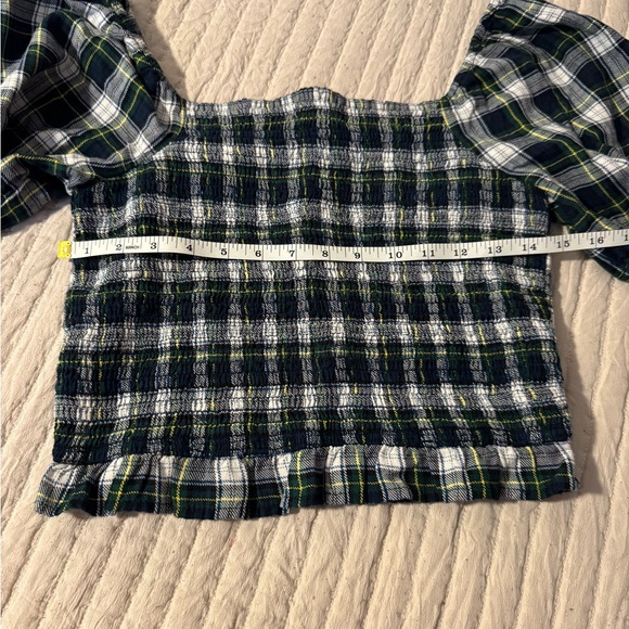 American Eagle | Puff Sleeve | Plaid | Top | Size Medium - Picture 11 of 11